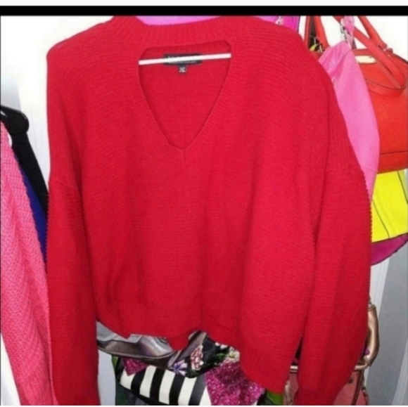 🍁🍂Nwot Eloquii red sweater 22/24 - Picture 4 of 6